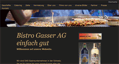 Desktop Screenshot of bistrogasser.ch