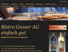 Tablet Screenshot of bistrogasser.ch